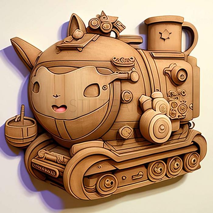 3D model Tanks for the Memories Miltank of the Maid Caf (STL)
